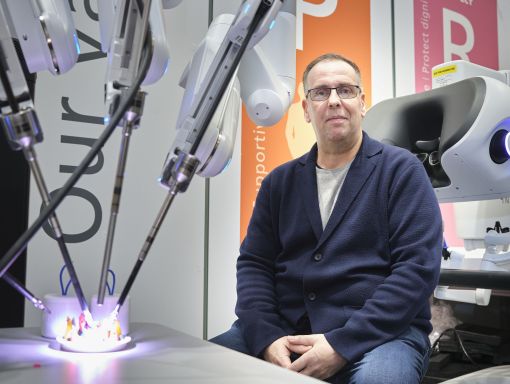Steve with machine