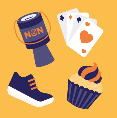 Fundraising ideas illustration